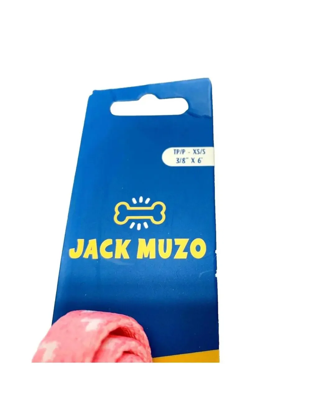 Pink Dog Leash 6 ft Long Padded Handle Heavy Duty D-Ring Jack Muzo Alpaca NEW xs